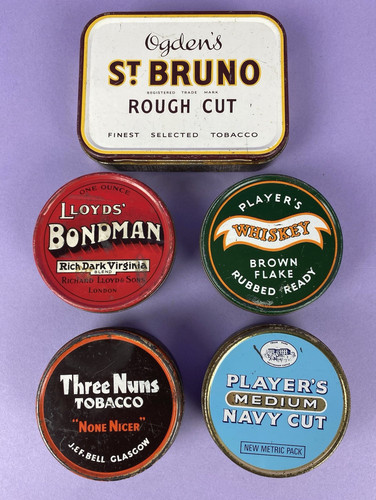 Old tobacco tins ogden st - old,