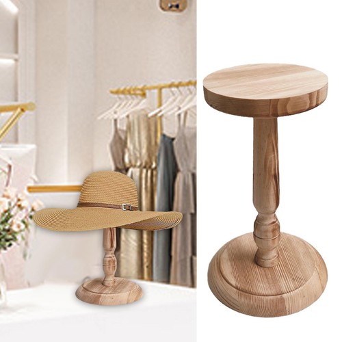 Hat stand wooden display - hat,