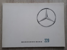 Mercedes-Benz 220 Saloon Brochure 1962 - Fintail