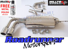 Milltek Golf GTi MK5 Cat Back Exhaust System Non Resonated Jets SSXVW147 EC