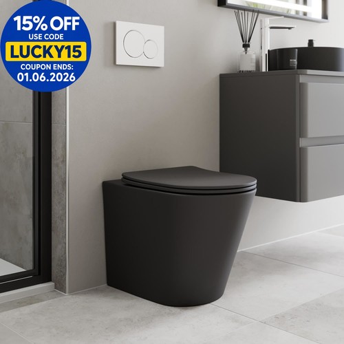 Back wall toilet - to, rimless