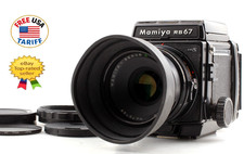 CLA'd Lens [Exc+5] Mamiya RB67 Pro S Sekor C 127mm f3.8 120 Film Back From JAPAN