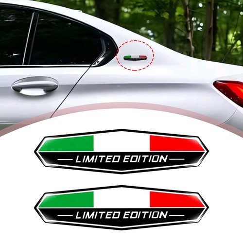Italy flag sticker - 3d,