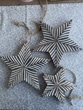 Set Of 3 Decorative Wooden