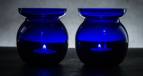 Vintage bristol blue glass - vintage,