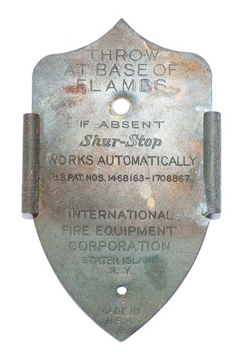 Shur stop fire extinguisher - fire,