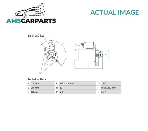 Engine starter motor 986 023 - motor, 0
