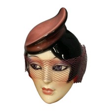 Vintage 1987 Clay Art Lady