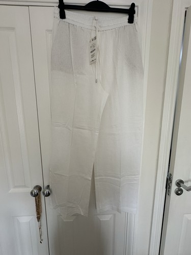Zara ladies white linen - ladies,