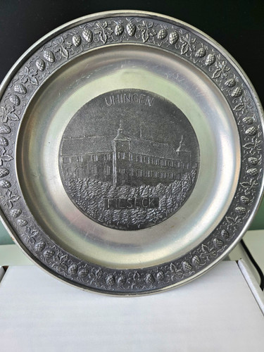 Rein zinn pewter plate - rein, uhingen