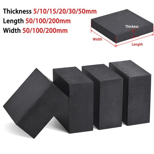 Black square silicone - black,