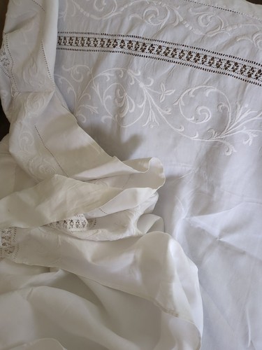 Vintage french linen - linen, mix