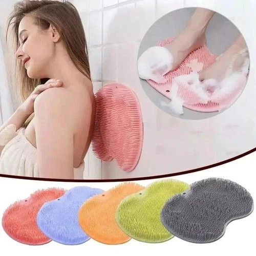 Shower foot scrubber - foot, back