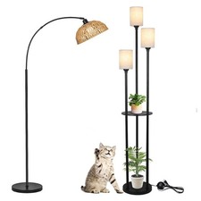 Vintage Industrial Floor Lamps Living Room Bedroom Tall Standing Lamp Lampshades