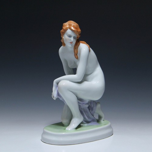 Zsolnay porcelain figurine - zsolnay,