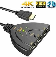 4K 3 PORT HDMI SPLITTER CABLE