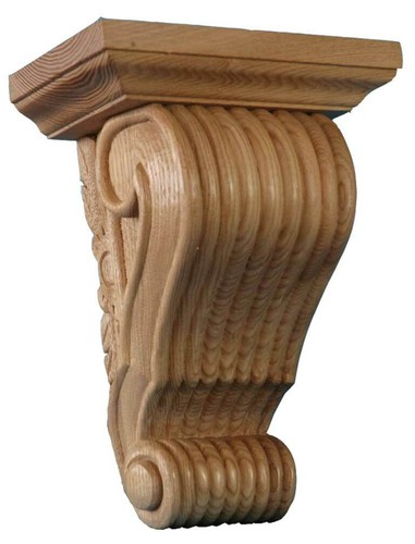 Large hardwood corbel ash - large,