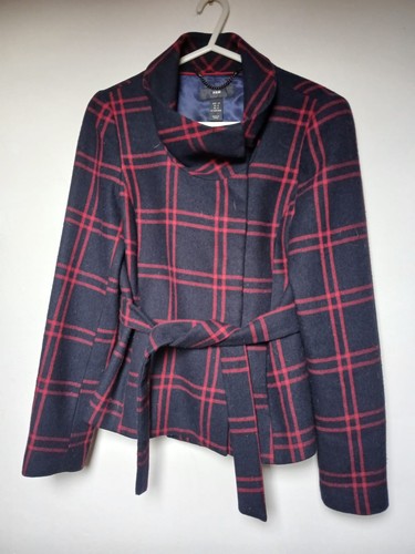 Size 8 blue and burgundy - m,