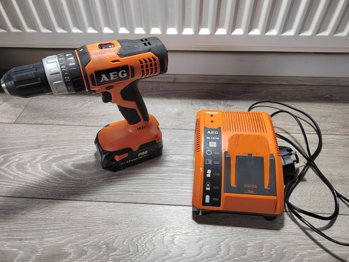 Aeg 18v combi drill - set, bsb18g
