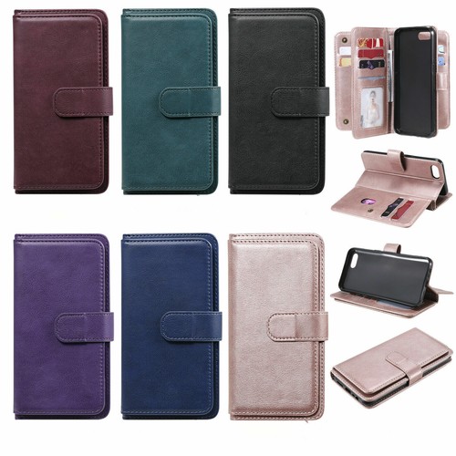 Leather cards wallet phone - leather,