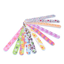1-6pc Nail Files 100/180 Grit Professional Quality Nail BUFFER EMERY BOARD Filer
