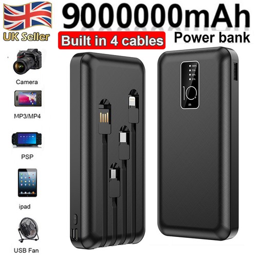 9000000mah power bank fast - power,