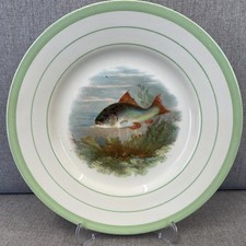 Vintage Shelton Ivory Empire England - Fish Pattern Plate - 23cm