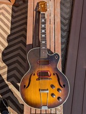 1956 Harmony H62 Electric Arch top Guitar Project Maple Spruce Top Of The Line