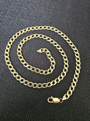 9ct gold curb - gold,