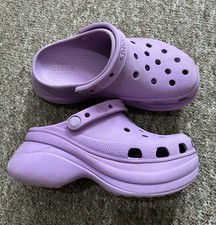 Crocs Platform Clogs Purple UK