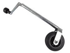 Heavy Duty Jockey Wheel 34MM (Lightweight Plastic Rim Caravan Trailer Wind Up)