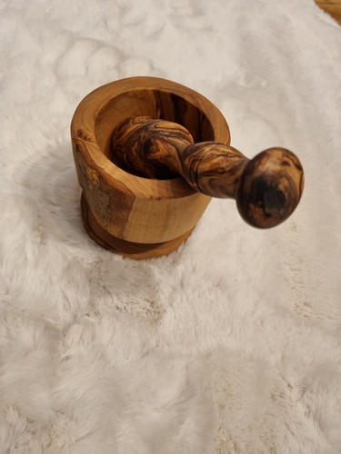 Pestle and mortar - mortar, wooden