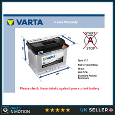 Car Battery C14 Varta 027 480A