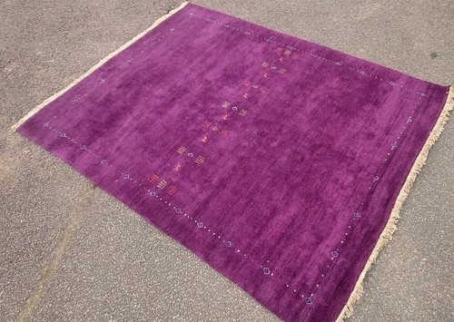 Handmade 100 woollen purple - handmade,