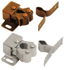 Double Roller Catch Bronze or Zinc Plated Cupboard Cabinet Door Latch Caravan