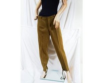 Vintage Soviet Era Romanian Army Wool Trousers Communist Pants Military mustardw