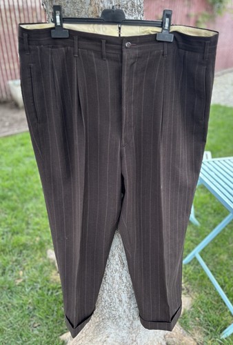 Vintage 50s drop loop pants - 50s,