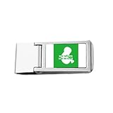 Save The Earth Save The Future Slim Money Clip Stainless Holder Pocket Wallet