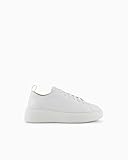 Armani Exchange Women’s XDX043 The Super Sneaker Sneaker, Optic White, 5 UK