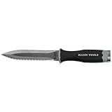 Serrated Stainless Steel Bladed Duct Knife for Flexible Duct and Duct Board in Sheath Klein Tools DK06
