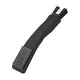 Tinoaly Ice Skate Edge Blade Sharpener, Ceramic Ice Blade Sharpener Black Hockey Skate Sharpener Portable Ice Skate Blade Sharpening Tool Ice Skate Blade Sharpener for Ice Skates