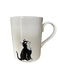 Roy Kirkham - Cats Mug - Black and White