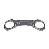 Motorcycle Front Fork Brace Shock Balance Bracket Stabilizer Center Plate For ZRX400 ZRX1100 ZRX1200 ZRX 400 1100 1200(Gray)