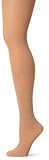 Capezio Ultra Soft Footed Dance Tights for Women, Moisture-Wicking, Seamless, Women's Ballet Tights with Self Knit Waistband for Jazz, Contemporary, Dancing, 1915, Light Suntan, Adults Large/X-Large