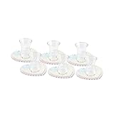 Karaca Rory 12 Piece Glass Turkish Tea Set for 6 People, 14cm