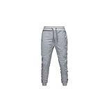 HJUGHPN Puffer Jacket Mens Running SIK Silk Jogging Pants Men Soft Bodybuilding Joggers Sweatpants Long Trousers Gyms Fitness Sport Training Pants(M)