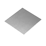 DARENYI 304 Stainless Steel Sheet 10 x 10 cm Square Steel Panel 3 mm Small Stainless Steel Panel for Repair, Welding, Project, Crafts etc (3.9 Inch x 3.9 Inch)