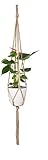 lty Macrame Plant Hanger Holder Indoor Outdoor Hanging Planter Basket Rope Pot Holder Jute Rope House
