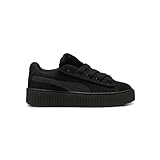 PUMA Womens Creeper Phatty Corduroy Lace Up Sneakers Shoes Casual - Black, Black/Gold, 4.5 UK