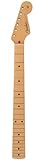 Fender Made in Japan Traditional II 50's Stratocaster Neck, 21 Vintage Frets, 9.5" Radius, U Shape, Maple